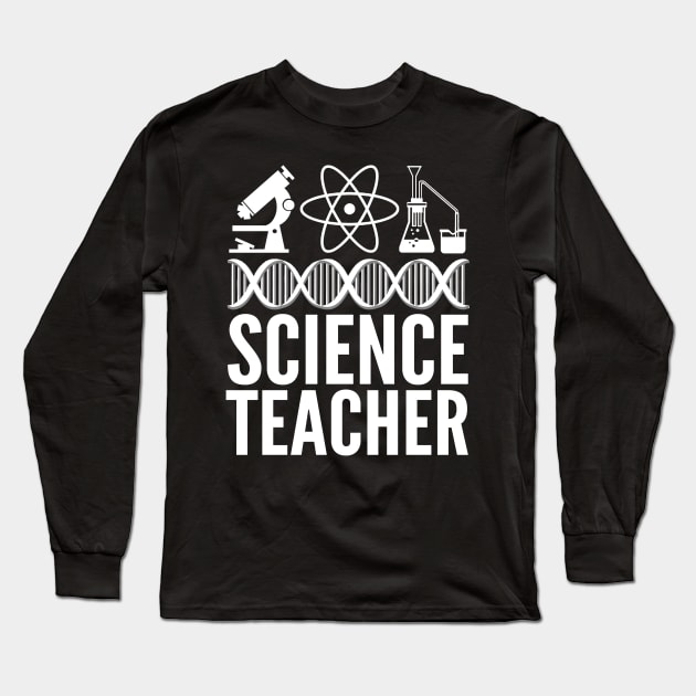 Cool Science Teacher Gift Chemistry Physics Chemistry Long Sleeve T-Shirt by AstroGearStore